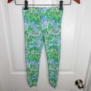 Lilly Pulitzer Girls Size 6 Sammy Pajama Bottoms Tropical AOP